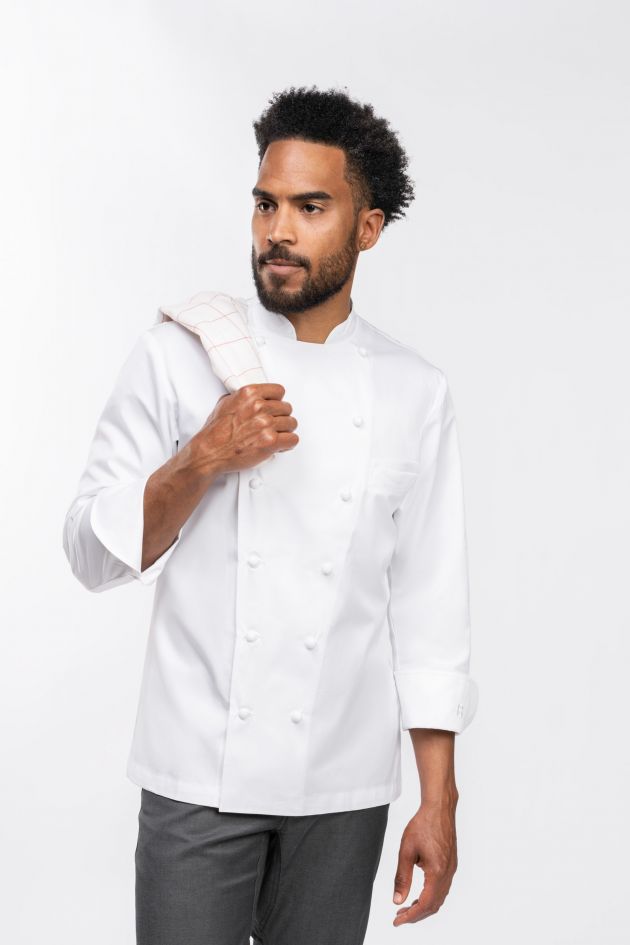 Veste de cuisine blanche premium - GRAND CHEF ALLURE