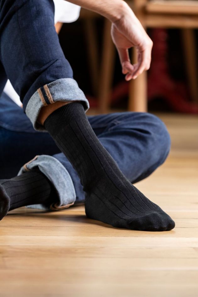 Chaussettes noires - CHOK