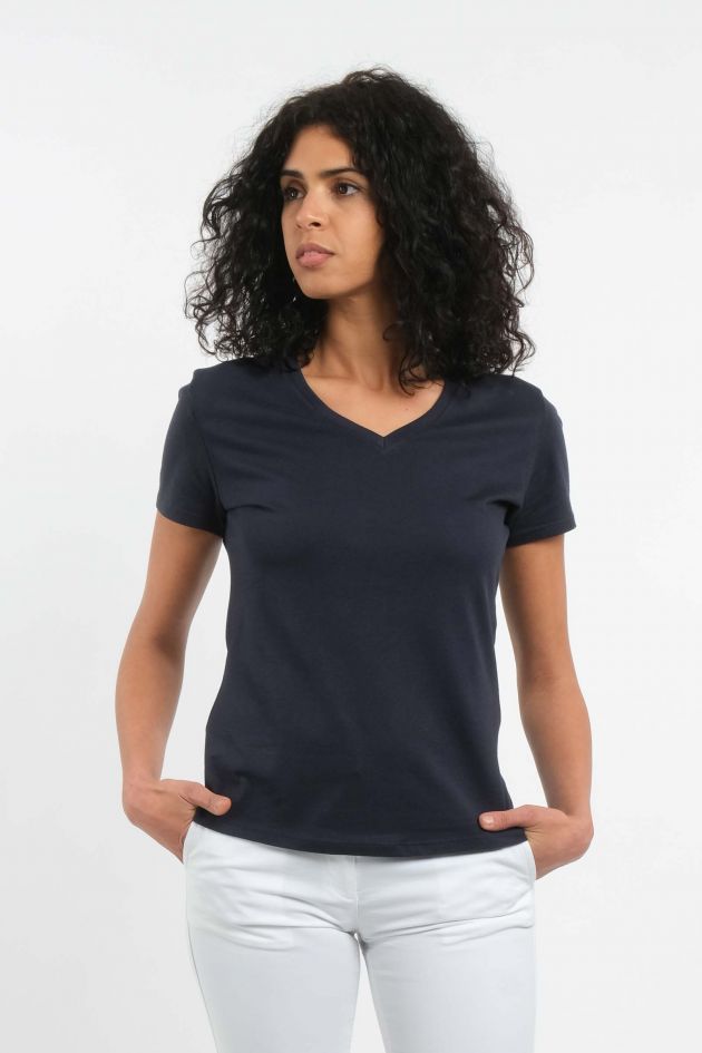 T-shirt femme col V - ERIN