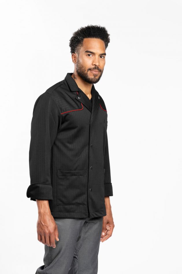 Veste de boucher Bragard - SAUL - NOIR