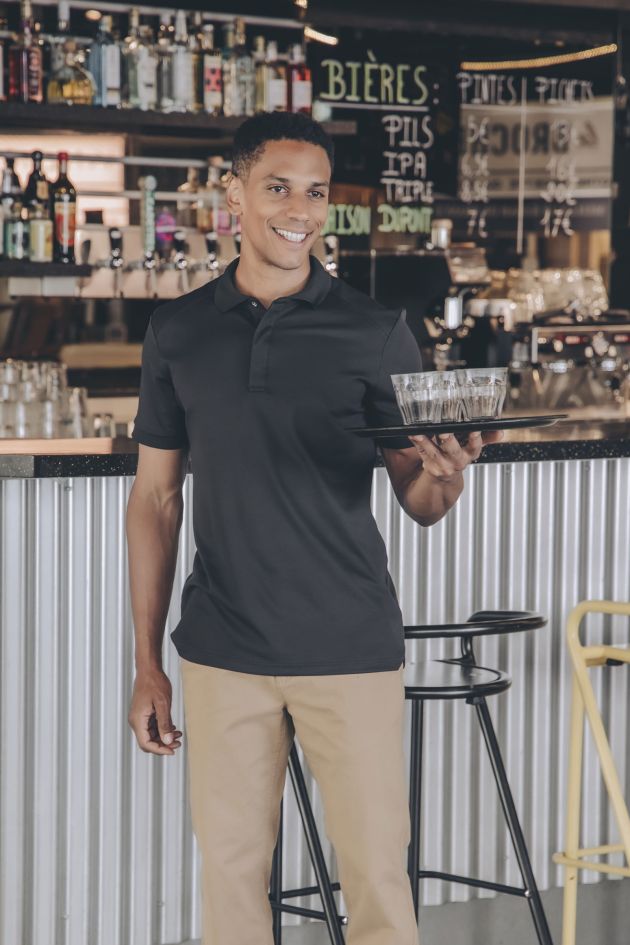 Polo homme AURON manches courtes