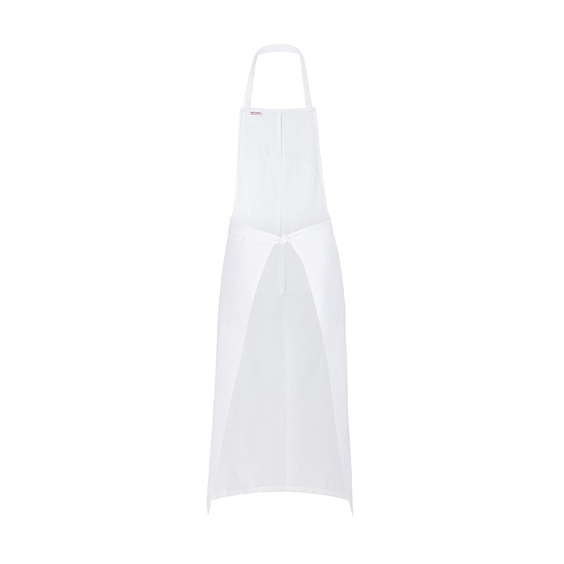 Tablier TRAVAIL avec bavette - 55% lin, 45% coton