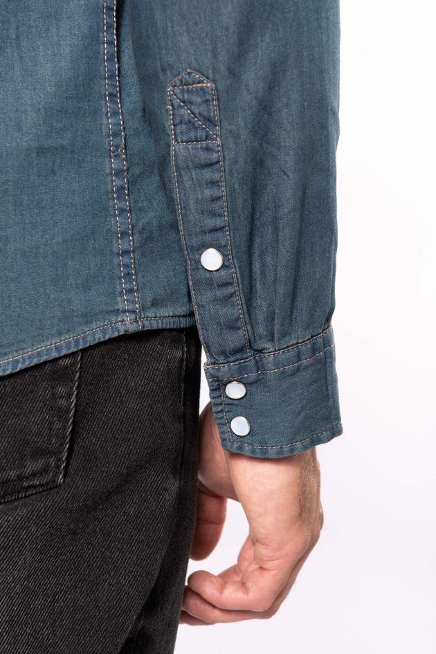 chemise en denim pour homme SABIO 