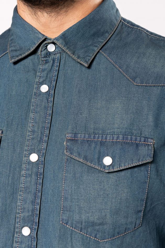 chemise en denim pour homme SABIO 