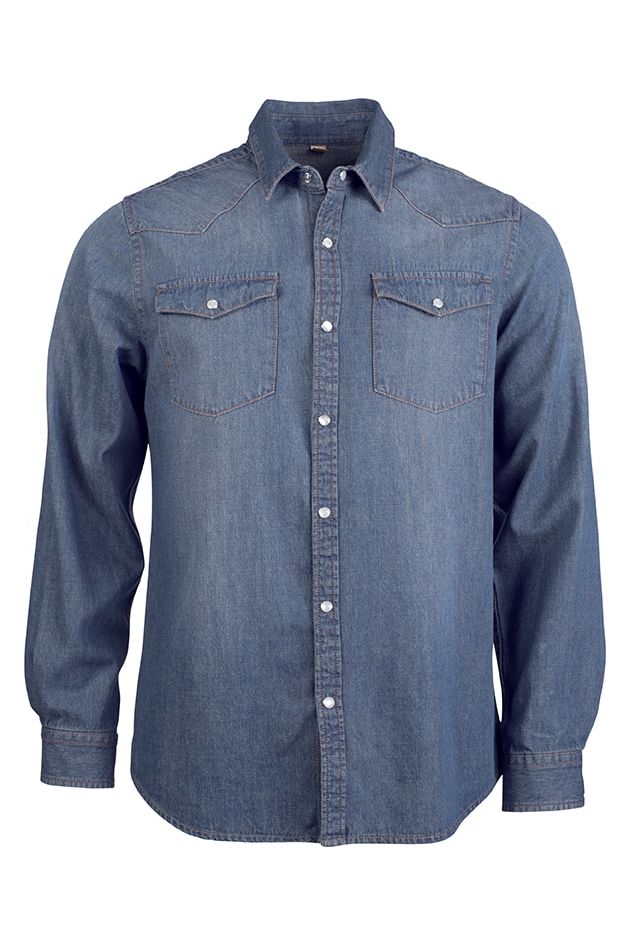 chemise en denim pour homme SABIO 