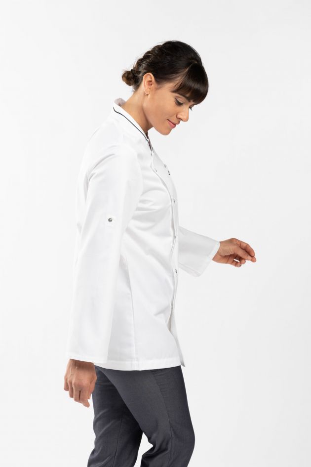 Veste cuisine femme manches transformables - MESA